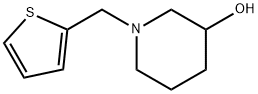 3-Piperidinol, 1-(2-thienylmethyl)- 结构式
