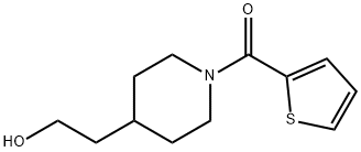 Methanone, [4-(2-hydroxyethyl)-1-piperidinyl]-2-thienyl- 结构式
