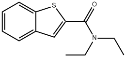 N,N-diethyl-1-benzothiophene-2-carboxamide 结构式