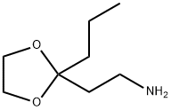 2-(2-propyl-1,3-dioxolan-2-yl)ethan-1-amine 结构式