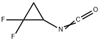 Cyclopropane, 1,1-difluoro-2-isocyanato- 结构式