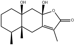 8B,10B-二羟基艾里莫酚内酯 结构式