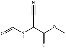 Acetic acid, cyano(formylamino)-, methyl ester (9CI) 结构式