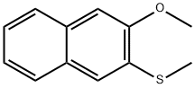 2-methoxy-3-(methylthio)-naphthalen 结构式