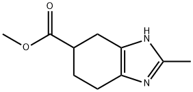 2-甲基-4,5,6,7-四氢-1H-苯并[D]咪唑-6-羧酸甲酯 结构式