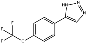 5-((4-(三氟甲氧基)苯基)-1H-1,2,3-三唑 结构式