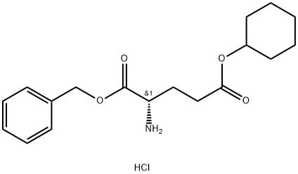 H-Glu(OcHex)-OBz.HCl 结构式