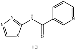 N-(1,3,4-Thiadiazol-2-yl)nicotinamid e hydrochloride 结构式