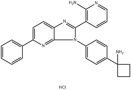 ARQ092盐酸盐 结构式