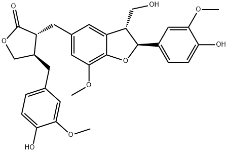 异牛蒡酚A 结构式