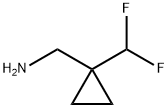 (1-(二氟甲基)环丙基)甲胺 结构式