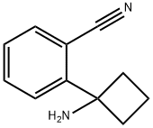 2-(1-aminocyclobutyl)benzonitrile 结构式