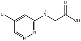 2-(5-Chloropyridazin-3-ylamino)acetic Acid 结构式