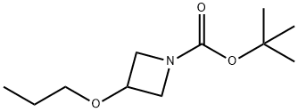 2-氧代-3-丙氧基氮杂环丁烷-1-羧酸叔丁酯 结构式