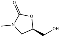 (R)-5-(Hydroxymethyl)-3-methyloxazolidin-2-one 结构式