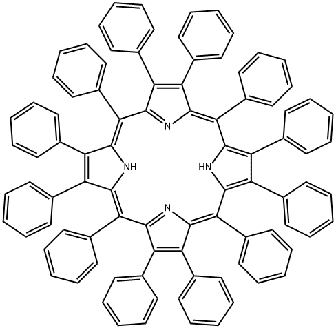 2,3,5,7,8,10,12,13,15,17,18,20-十二苯基卟啉 结构式