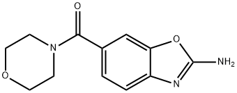 Methanone, (2-amino-6-benzoxazolyl)-4-morpholinyl- 结构式