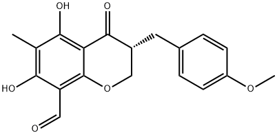 8-醛基麦冬黄烷酮B 结构式