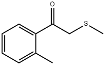2-(甲硫基)-1-(邻甲苯基)乙烷-1-酮 结构式