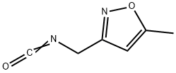 3-(异氰酸甲酯基)-5-甲基异噁唑 结构式