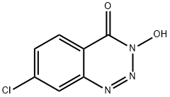 7-氯-3-羟基苯并[D][1,2,3]三嗪-4(3H)-酮 结构式