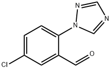 Benzaldehyde, 5-chloro-2-(1H-1,2,4-triazol-1-yl)- 结构式