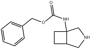 苯甲基 3-氮杂二环[3.2.0]庚烷-1-基氨基甲酯 结构式