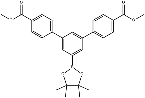 dimethyl 5'-(4,4,5,5-tetramethyl-1,3,2-dioxaborolan-2-yl)-[1,1':3',1''-terphenyl]-4,4''-dicarboxylate