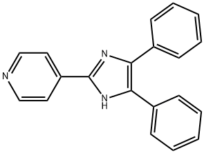 Pyridine, 4-(4,5-diphenyl-1H-imidazol-2-yl)- 结构式