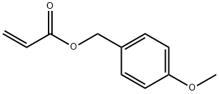 2-Propenoic acid, (4-methoxyphenyl)methyl ester 结构式