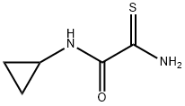 2-氨基-N-环丙基-2-硫代乙酰胺 结构式