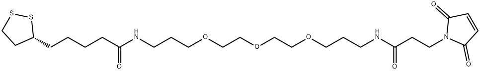 MAL-DPEG3-LIPOAMIDE 结构式