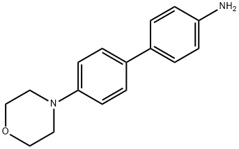 [1,1'-Biphenyl]-4-amine, 4'-(4-morpholinyl)- 结构式