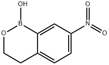 7-nitro-3,4-dihydro-1H-2,1-benzoxaborinin-1-ol 结构式