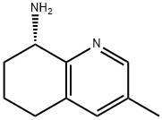 (S)-3-甲基-5,6,7,8-四氢喹啉-8-胺 结构式