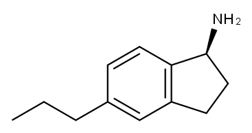 (S)-5-propyl-2,3-dihydro-1H-inden-1-amine 结构式