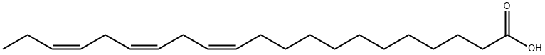 12(Z),15(Z),18(Z)-二十一碳三烯酸 结构式