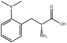 (R)-2-Amino-3-(2-dimethylamino-phenyl)-propionic acid 结构式