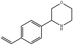 Morpholine,3-(4-ethenylphenyl)- 结构式