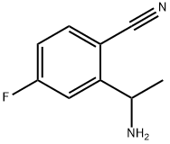 2-(1-氨乙基)-4-氟苯腈 结构式