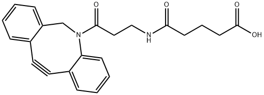DBCO-(CH2)2-NH2酰基丁酸 结构式