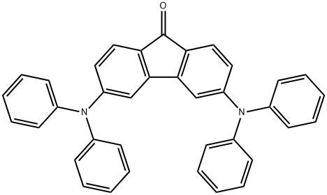 3,6-双二苯基氨基-9H-芴酮 结构式