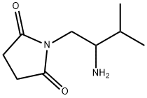 1-(2-氨基-3-甲基丁基)吡咯烷-2,5-二酮 结构式