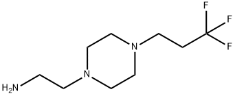 2-[4-(3,3,3-trifluoropropyl)piperazin-1-yl]ethanamine 结构式
