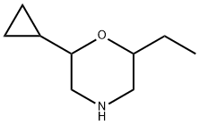 Morpholine,2-cyclopropyl-6-ethyl- 结构式