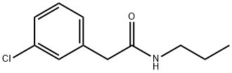 Benzeneacetamide, 3-chloro-N-propyl- 结构式