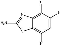 4,5,7-trifluoro-1,3-benzothiazol-2-amine 结构式