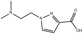 1-[2-(二甲氨基)乙基]-1H-吡唑-3-羧酸 结构式