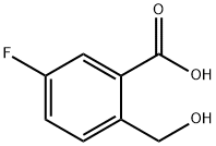 5-氟-2-(羟甲基)苯甲酸 结构式