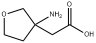 3-Furanacetic acid, 3-aminotetrahydro- 结构式